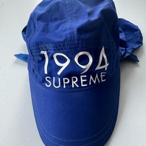 Supreme Safari Hat (Blue) “1994 / 2008” – Rare Vintage Style – Deadstock